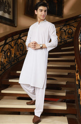 TEENS KAMEEZ SHALWAR EMBROIDERY WHITE