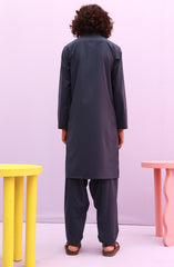 WINTER'23 TEENS KAMEEZ SHALWAR CASUAL DEEP BLUE