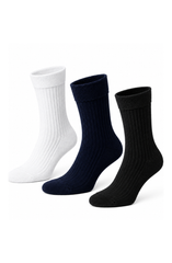 MUSAFIR COMFORT CREW SOCKS (PACK OF 3)