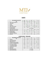 JACQUARD STITCHED 3 PIECE