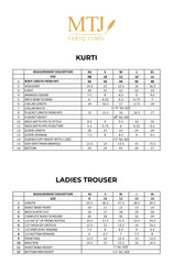 EMBROIDERED ZARI TAR STITCHED 3 PIECE