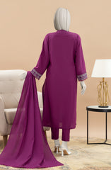 WINTER'24 EMBROIDERED WOMEN STITCHED 3PC SUIT