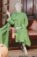 EMBROIDERED CAMBRIC STITCHED 3 PIECE