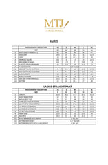 EMBROIDERED JACQUARD STITCHED 3 PIECE