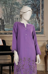 EMBROIDERED CROSS HATCH STITCHED 2 PIECE