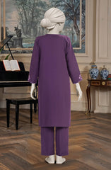 EMBROIDERED KHADDAR STITCHED 2 PIECE