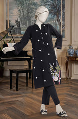 EMBROIDERED KHADDAR STITCHED 2 PIECE