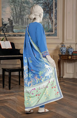 EMBROIDERED CROSS HATCH STITCHED 3 PIECE