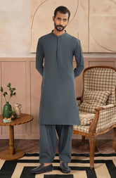 TEAL BLENDED KAMEEZ SHALWAR