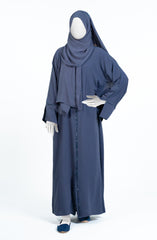 MARBLE CRUSH ABAYA WITH LACE