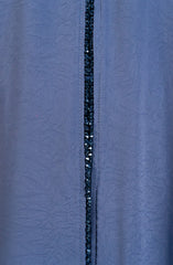 MARBLE CRUSH ABAYA WITH LACE