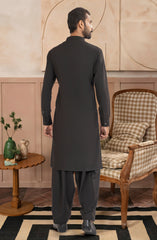 BLACK BLENDED KAMEEZ SHALWAR