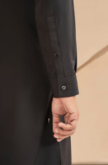 BLACK BLENDED KAMEEZ SHALWAR