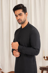 BLACK BLENDED KAMEEZ SHALWAR
