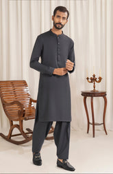 CHARCOAL BLENDED KAMEEZ SHALWAR