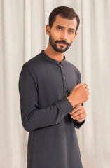 CHARCOAL BLENDED KAMEEZ SHALWAR
