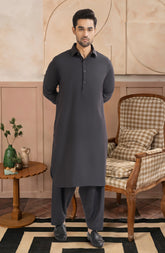 CHARCOAL BLENDED KAMEEZ SHALWAR