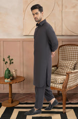 CHARCOAL BLENDED KAMEEZ SHALWAR
