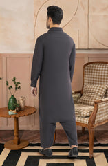 CHARCOAL BLENDED KAMEEZ SHALWAR