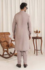TEA-PINK BLENDED KAMEEZ SHALWAR