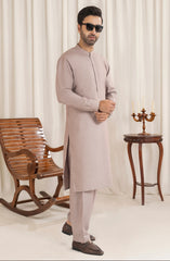 TEA-PINK BLENDED KAMEEZ SHALWAR