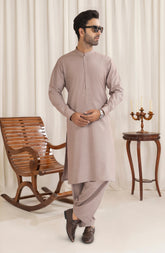 TEA-PINK BLENDED KAMEEZ SHALWAR