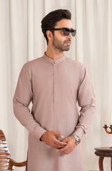 TEA-PINK BLENDED KAMEEZ SHALWAR
