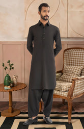 BLACK BLENDED KAMEEZ SHALWAR