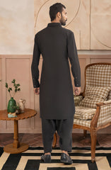 BLACK BLENDED KAMEEZ SHALWAR