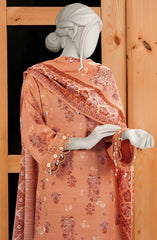 PRINTED COTTON VISCOSE 3PCS UNSTITCHED