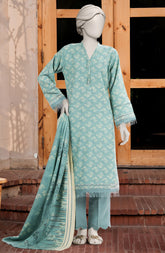 PRINTED COTTON VISCOSE 3PCS UNSTITCHED