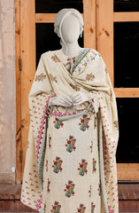 PRINTED COTTON VISCOSE 3PCS UNSTITCHED