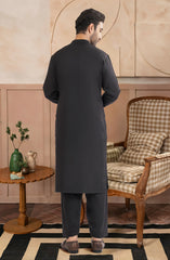 BLACK BLENDED KAMEEZ SHALWAR