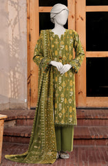 PRINTED COTTON VISCOSE 3PCS UNSTITCHED