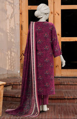 PRINTED COTTON VISCOSE 3PCS UNSTITCHED