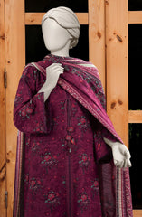 PRINTED COTTON VISCOSE 3PCS UNSTITCHED