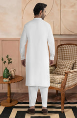 OFF-WHITE BLENDED KAMEEZ SHALWAR