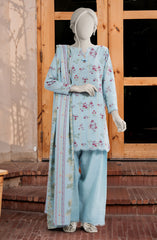 PRINTED COTTON VISCOSE 3PCS UNSTITCHED