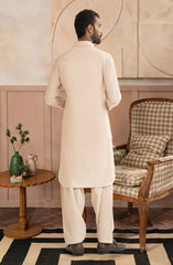 BEIGE BLENDED KAMEEZ SHALWAR