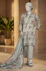 PRINTED LAWN STITCHED 3 PIECE