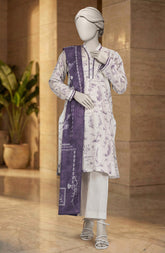 PRINTED LAWN STITCHED 3 PIECE