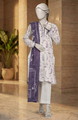PRINTED LAWN STITCHED 3 PIECE