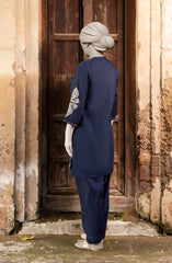 EMBROIDERED CAMBRIC STITCHED 2 PIECE