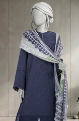 EMBROIDERED CAMBRIC 3PCS UNSTITCHED