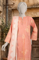 JACQUARD 3PCS UNSTITCHED