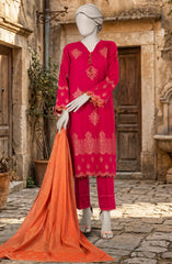 JACQUARD 3PCS UNSTITCHED