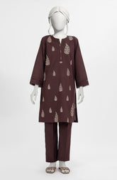 PRINTED CAMBRIC STITCHED 2 PIECE