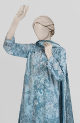 EMBROIDERED PRINTED LAWN STITCHED 3 PIECE