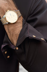 DARK-CHOCOLATE BLENDED KAMEEZ SHALWAR