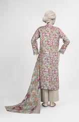 PRINTED TEXTURED LAWN 3PCS UNSTITCHED